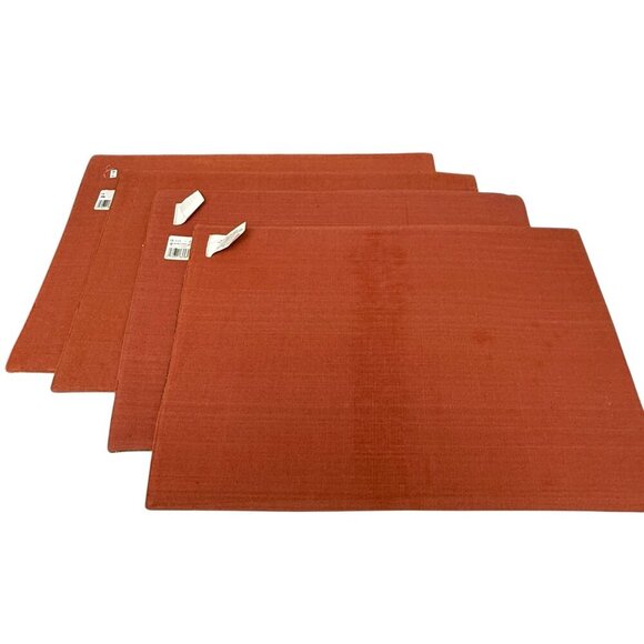 Autumn Leaf Placemats Set of 4 Orange Yellow Cotton Tapestry Bed Bath & Beyond - Picture 6 of 12